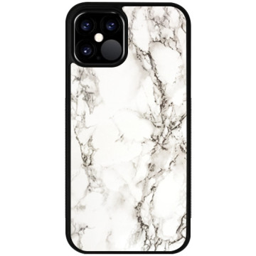 Phone case - casey Glossy Case - Marble Case - White Marble