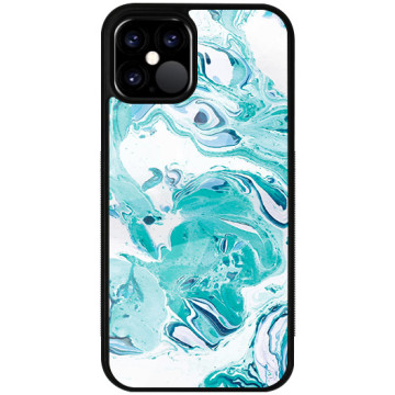 Phone case - casey Glossy Case - Marble Case - Blue Marble
