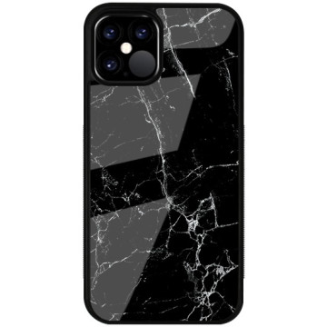 Phone case - casey Glossy Case - Marble Case - Black Marble