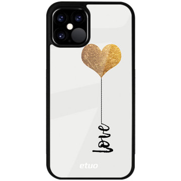 Phone case - casey Glossy Case - Minimalist - Golden Heart