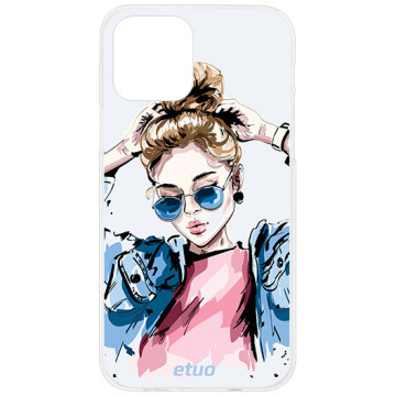 Phone case - casey Design Case - Fashion Girls - Vogue Girl - white