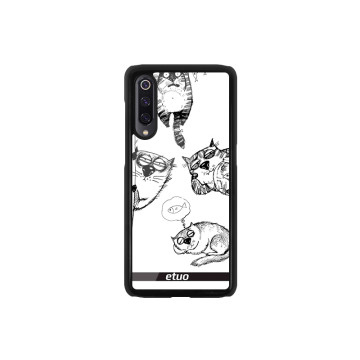 Phone case - casey Glossy Hard Case - Funny Cats - Cartoon Cats