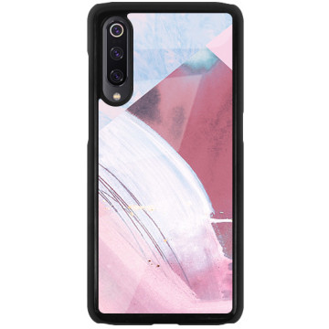 Phone case - casey Glossy Hard Case - Chic Design - Blue Pink Fashion