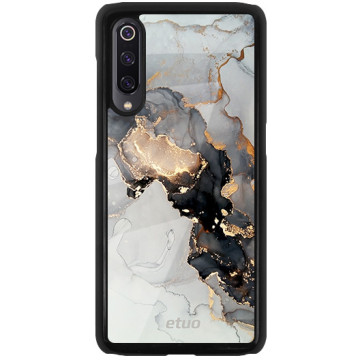 Phone case - casey Glossy Hard Case - Gold Abstract - Marble with a golden application