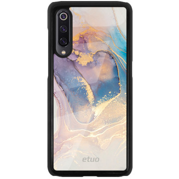 Phone case - casey Glossy Hard Case - Gold Abstract - Watercolor design