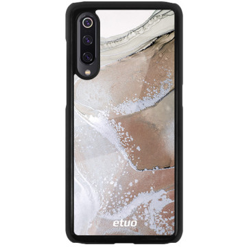 Phone case - casey Glossy Hard Case - Gold Abstract - Sand marble