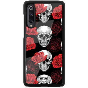 Phone case - casey Glossy Hard Case - Horror - Skull and Roses