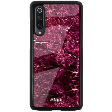Phone case - casey Glossy Hard Case - Insta Marble - Crimson marble