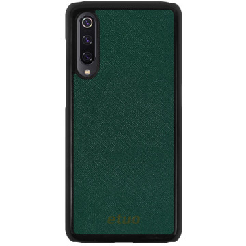 Leather Hard Case - Saffiano leather - green