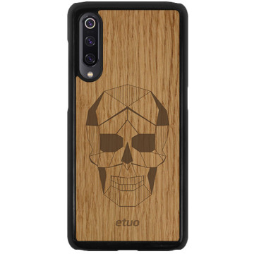 Wood Hard Case - oak - Skull