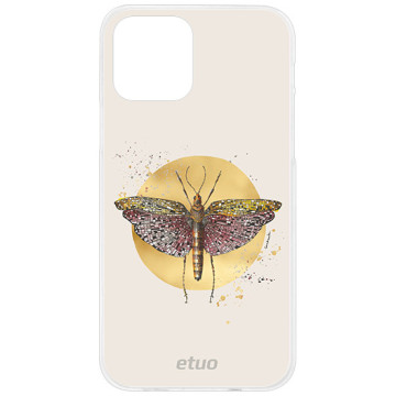 Etui na telefon - casey Design Case - Forest stories - Forest moth - white