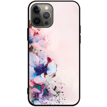 Phone case - casey Soft Flex Design - Autumn - Floral decor - black