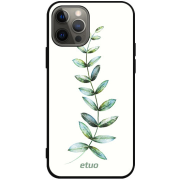 Phone case - casey Soft Flex Design - Botanic - Twig - black