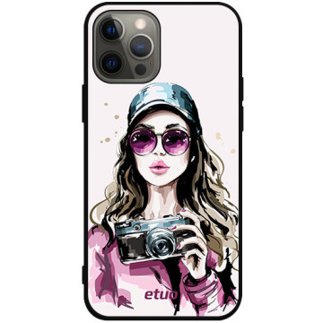Phone case - casey Soft Flex Design - Fashion Girls - Photo geek - black