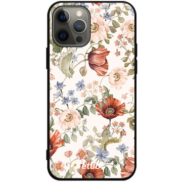 Etui na telefon - casey Soft Flex Design - Floral impressions - Kasiags Field poppies - czarny