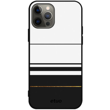 Phone case - casey Soft Flex Design - Minimalist - Simply stripes - black