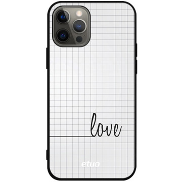 Phone case - casey Soft Flex Design - Minimalist - Checkered Case - black