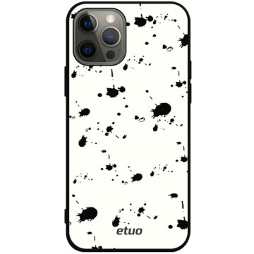 Phone case - casey Soft Flex Design - Minimalist - Speckled case - black