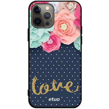 Phone case - casey Soft Flex Design - Spring Case - Love spring - black