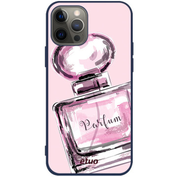Phone case - casey Soft Flex Design - Fashion - Perfume flacon - navy blue