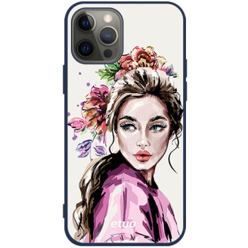 Phone case - casey Soft Flex Design - Fashion Girls - Female style - navy blue