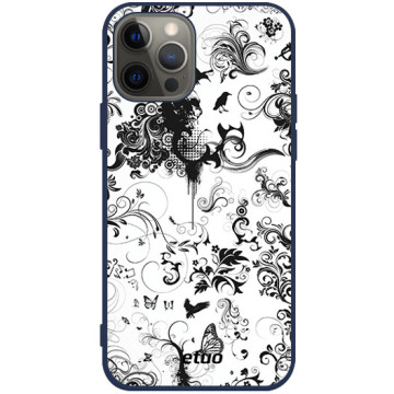 Phone case - casey Soft Flex Design - Horror - Horror Art - navy blue