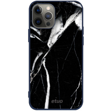 Phone case - casey Soft Flex Design - Insta Marble - Fashion marble - navy blue