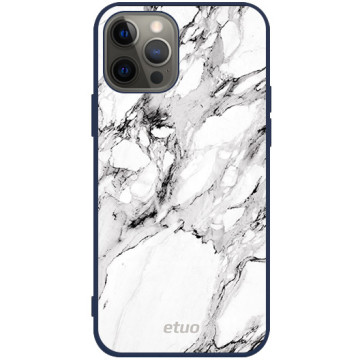 Phone case - casey Soft Flex Design - Insta Marble - Classic marble - navy blue