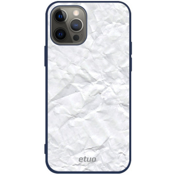 Phone case - casey Soft Flex Design - Minimalist - Creased case - navy blue