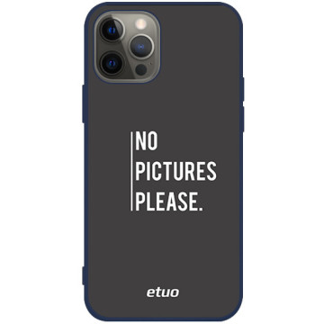 Phone case - casey Soft Flex Design - Minimalist - No pictures - navy blue