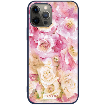 Phone case - casey Soft Flex Design - PasteLove - Watercolor Roses - navy blue
