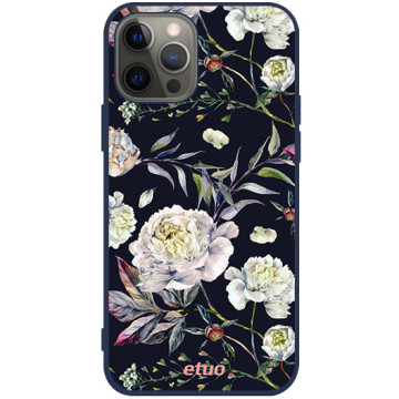 Phone case - casey Soft Flex Design - PasteLove - Floral Case - navy blue