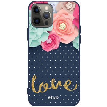 Phone case - casey Soft Flex Design - Spring Case - Love spring - navy blue