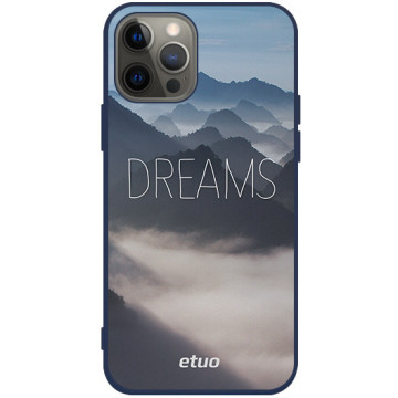 Phone case - casey Soft Flex Design - Vintage - Dreams - navy blue