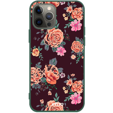 Phone case - casey Soft Flex Design - Autumn - Autumn roses - green