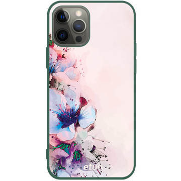 Phone case - casey Soft Flex Design - Autumn - Floral decor - green