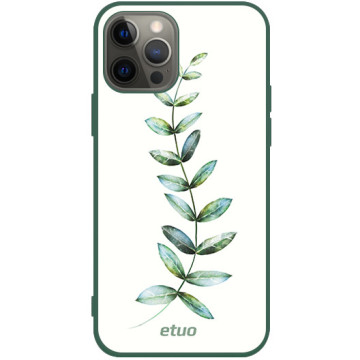 Phone case - casey Soft Flex Design - Botanic - Twig - green