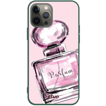 Phone case - casey Soft Flex Design - Fashion - Perfume flacon - green