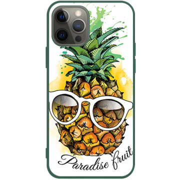 Phone case - casey Soft Flex Design - Fruits and Tropical - Pineapple glasses - green