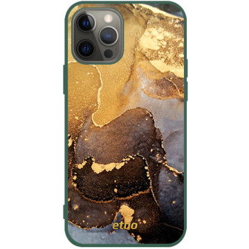 Phone case - casey Soft Flex Design - Gold Abstract - Golden abstraction - green