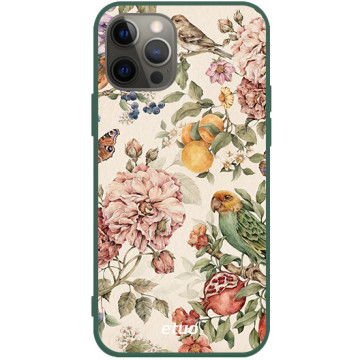Etui na telefon - casey Soft Flex Design - Floral impressions - Kasiags Tropical chill - zielony