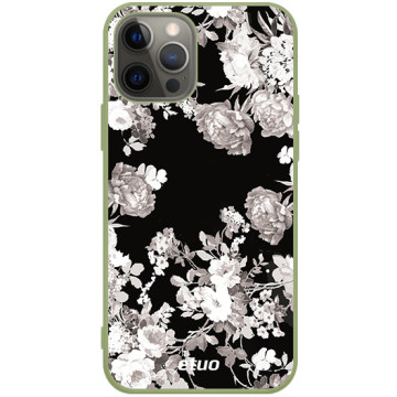Phone case - casey Soft Flex Design - Autumn - Roses in negative - khaki