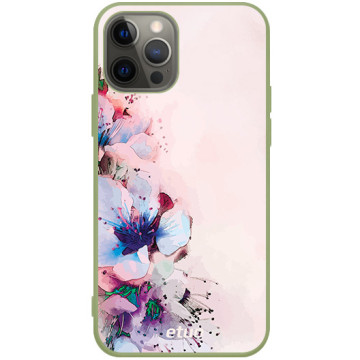 Phone case - casey Soft Flex Design - Autumn - Floral decor - khaki