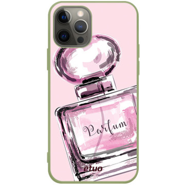 Phone case - casey Soft Flex Design - Fashion - Perfume flacon - khaki