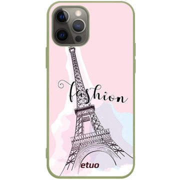 Phone case - casey Soft Flex Design - Fashion - French chic - khaki