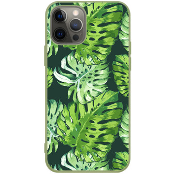 Phone case - casey Soft Flex Design - Fruits and Tropical - Leaf Creatures - khaki