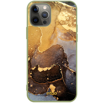 Phone case - casey Soft Flex Design - Gold Abstract - Golden abstraction - khaki