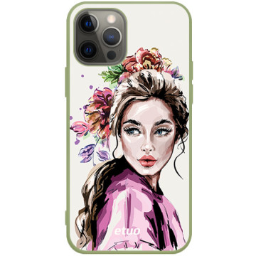 Phone case - casey Soft Flex Design - Fashion Girls - Female style - khaki