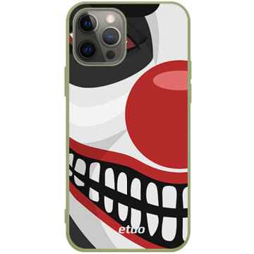 Phone case - casey Soft Flex Design - Horror - Clown horror - khaki