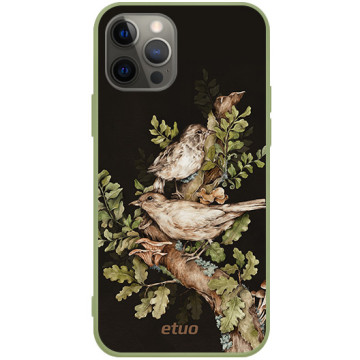 Etui na telefon - casey Soft Flex Design - Floral impressions - Kasiags On a branch - khaki
